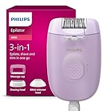 Philips Epilierer Series 4000, kabelgebundener Epilierer für Körper und Bikinizone, rasieren und trimmen, Haarentferner für Damen, Modell BRE257/00