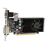 banapoy Gaming-Grafikkarte, 1 GB GDDR3 64-Bit-PC-Gaming-Grafikkarte, PCI Express 2.0-Computer-Video-Grafikkarte HDMI DVI VGA für Desktop-Computer-GPU