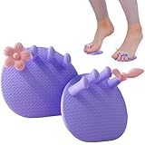 2 Stück Zehenspreizer, vielseitig einsetzbarer rutschfester Komfort-Bunion-Korrektor, tragbarer Fußgewölbetrainer, Beintrainer für Formung, Massage, Weihnachtsdekoration