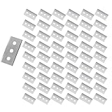 54 Stück Klingen für ceranfeldschaber,Doppelseitige Schaberklingen,Schaber Ersatzklingen,Kochfeldschaber Reinigungsschaber,Rasierklingen für Glasschaber,Zeranfeldkratzer [Energieklasse A+]