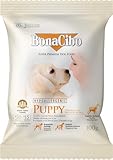 BONACIBO - Junge Hunde - Huhn und Sardellen mit Reis - Trockenfutter - 100g