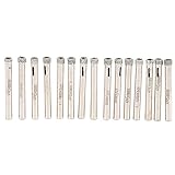 Staccatory Glasbohrer Lochsaege 15 Stuecke Lochsaege Diamantbohrer Remover Werkzeuge Hohlbohrkrone Fliesenbohrer fuer Glas, Keramik, Bohrer 6-50mm Fliesenbohrer 6mm