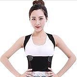 WHSY127 Männer Frauen Korrektor, Kinder Anti-Hunchback-Unterstützung Ultra-dünner Schulterlumbal Voller Rückenstütze Bauchgürtel zurück (Farbe: Schwarz, Größe: xx-Large) Beautiful