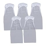 INOOMP 5Stücke Einweg Sitzbezüge für Auto und Flugzeug Universelle Vliesstoff Abdeckungen Schutz für Autositze Praktisch und Leicht für Reisen