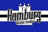 Hamburg Fahne Flagge Meine Perle Hissfahne 90x150cm Fahnen
