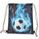Cunegra Fußball Turnbeutel, Kordelzugbeutel Rucksack für Junge, Wasserdichte Sportbeutel, Fussball Schuhbeutel mit Kordelzug, Turnsackerl für Schule, Schwimmen, Reisen, Fußball Geschenke für Jungs