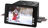 Digitaler Film und Diascanner mit großem 5-Zoll-LCD-Display, Dia Scanner zum Digitalisieren Negativscanner, konvertiert 135, 126 KPK, 110 Negative und Super 8-Film in 22 MP JPEG