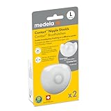 Medela Contact Brusthütchen aus Silikon – Weiches, ultradünnes Design – BPA-frei – 1 Packung mit 2 Hütchen (24 mm) und Aufbewahrungsbox