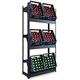 KARAT Getränkekistenregal für 6 Kisten - 200 x 80 x 30 cm - Getränkeregal, Kastenregal für Getränkekisten, Flaschenregal, Kastenständer - Regal für Getränkekästen (Osaka)
