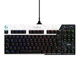 Logitech G PRO K/DA Mechanische Gaming-Tastatur, GX Brown Tactile Switches, Portabel, Micro-USB-Kabel-Anschluss 2.0, LIGHTSYNC RGB, League of Legends Gaming-Zubehör, Deutsches QWERTZ-Layout