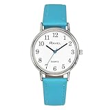 Ravel - Runde silberfarbene Damen-Armbanduhr Brighter Days (36mm Gehäuse) - Analog Quarz - R0140.16.1 - Helles Türkis/Weißes Zifferblatt