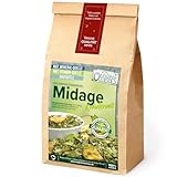 ORIGINAL LECKERLIES: Midage-Kräutermix Basic, 250g Hundekräuter, Kräuter für Hunde, Hundefutter- Naturprodukt, barfen mit wertvollem Mädesüß und Birkenblättern