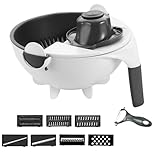 Arroopu Kartoffelschneider - Zwiebelhacker Küchenhelfer,Sicherer Schneider Mit Abtropfkorb Für Obst Küchenzubehör Salatzubereitung