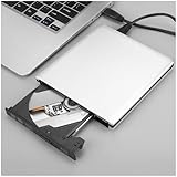 Dpofirs Externes Blu ray Laufwerk,USB3.0 6X Blu-ray CD/DVD/BD Disc Player,Aluminiumlegierung DVD/CD Brenner und Lesegerät,3D Blue Ray Movie Recorder für Laptop, Desktop und All in One