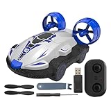 Generisch Fernbedienungsauto für Kinder, Fernbedienungsauto - Wasserdichtes RC -Auto -Driftfahrzeug - Schnelles Drohnenboot Hovercraft Fahrzeug Stunt Auto für Mädchen, Weihnachtsgeburtstag