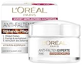 L'Oréal Paris Feuchtigkeitspflege für das Gesicht, Anti-Aging Tagescreme zur Minderung von Falten, Vitamin B3 und Vitamin E, Festigt und revitalisiert die Haut, Anti-Falten Experte, 1 x 50 ml