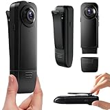 TANGMI Bodycam Körperkamera Mini, 7 Stunden Freihand-Betrieb Mini Kamera mit Akku, Nachtsicht & 1080P HD 140° Weitwinkel-Kleine Kamera für Videoaufnahmen und Fotos