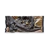 ZooPaul Aquarium Rückwand 3D 100x40cm 100x50cm 100x60cm Terrarium Hintergrund Fels Stein Wurzel Struktur Amazonas NEU