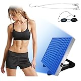 Bräunungslicht Solarium Portable Tanning Lamp für Home Gesichtsbräunung Tageslicht für Gesicht und Körper für zu Hause with Adjustable Stand and Hanging Hooks (Blau)