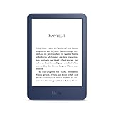 Der neue Kindle (2022) – Der bisher leichteste und kompakteste Kindle, jetzt mit hochauflösendem 6-Zoll-Display mit 300 ppi und doppelter Speicherkapazität | Mit Werbung | Blau + Kindle Unlimited
