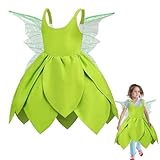 Nuytghr Feenprinzessin-Kostüm, grüne Prinzessinnen-Verkleidung, grüne Fee, Kostüm für Kostümversammlungen, Mottoversammlungen, Schultänze