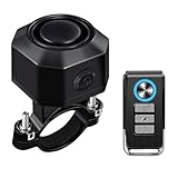 Fahrrad Alarmanlage Fahrradalarmanlagen mit Fernbedienung Drahtlose - USB-C Wasserdicht Motorrad Fahrrad Tracker Diebstahlschutz Anti-Diebstahl-Vibration Scooter Roller Alarmanlage Bike Alarm
