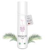 HLV - Anti Frizz Haarcreme für Haarstyling mit Hitzeschutz - Föhnstyling, Haarglättung creme für seidigen Glanz & Geschmeidigkeit - Stylingcreme -Hitzeschutz für Haare (Malibu Smoothing Cream 100ml)