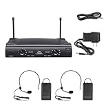 UPKOCH 2 2 Dual Uhf System Uhf Dual Kanäle Uhf Dual Kanäle Dual Uhf Schwarz