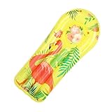 Surfbrett Aufblasbar Kinder Bodyboard mit Griffen, Tragbares Aufblasbares Surfboard für Kinder Strandsurfen Schwimmen Sommer Wasserspaß (Gelb)