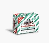 Fisherman's Friend Mint, 3er Vorratsbox, Pfefferminze und Menthol Geschmack, zuckerfrei & vegan, Bonbons für frischen Atem, 3 x 25g