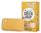 Marcel's Green Soap - Dusch Bar Vanille & Kirschblüte - Dusch Seife - 100% Umweltfreundlich - 100% Vegan - 97% Biologisch abbaubar - 150 gr