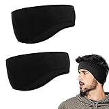 AWAVM 2 Stück Winter Stirnband Sport für Damen Herren, Ohrenwärmer Stirnbänder Ohrenschützer Headband Kopfband Warm Winddicht Perfekt für Laufen Wandern Jogging Fahrrad