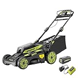 Ryobi RY36LMX51A-160 36 V Akku-Rasenmäher mit Akku & Ladegerät | 51 cm Schnittbreite