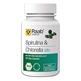 Raab Vitalfood Bio Spirulina & Chlorella, Mix Tabletten, 200 Stk., 80g
