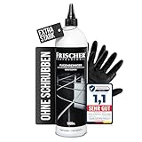 FRISCHER PROFESSIONAL 1000ml Fliesenreiniger & Fugenreiniger Konzentrat EXTRA STARK - Reiniger zum Entfernen von hartnäckigen Verschmutzungen, Kalk, Schmutz oder Seifenresten im Bad oder Flur