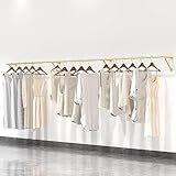 An der Wand montierter Ausstellungsständer für Bekleidungsgeschäfte, Kleiderständer für kreative Boutique-Hemden, Kleiderständer aus Metall in Handelsqualität, Garderobenständer für Kostüme im Ei