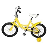 LSskm Kinderfahrrad Kinder Jungen Mädchen Fahrrad 16 Zoll ab 4-7Jahre mit Hilfsrad Rad