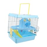 TOYANDONA Burgkäfig Maus Rennmauskäfig Mit Zubehör Käfig Für Hamsterhabitat Hamstertransportkäfig Hamsterkäfig Mit Rutsche Kleintier Übungskäfig Kunststoff Himmelblau