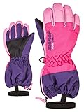 Ziener Kinder LEVIO Ski-Fäustling/Wintersport | wasserdicht atmungsaktiv, dark purple, 110