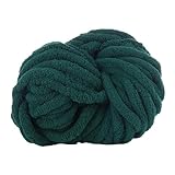 Chenille-Garn Salbei Zum Stricken | Wolle Garn Handstricken Roving Strickgarn Wolle Super Chunky Garn Sperriges Vorgarn Strickdecke Decke Garn Handgemachtes Verdicktes Deckengarn