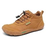 SAGUARO Kinder Barfußschuhe Atmungsaktiv rutschfest Wanderschuhe Leicht Barefoot Minimal Sneaker Gr.36