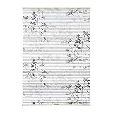 GARDINIA Plissee ohne Bohren, Blickdicht, Lichtdurchlässig, Einfach in der Breite kürzbar, Bella Falt-Plissee, Weiß, 70 x 130 cm (BxH)