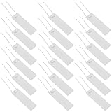 DECOMELODY 20 Stück 20 Stück Aluminium Metall Pflanzenetiketten 8,1x2,5cm Wetterfeste Gartenmarkierungen zum Gravieren Kleine Pflanzenschilder für Blumen und Gemüse im Außenbereich