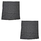 2er Set Kissenbezug 50x50 cm Grau Dunkelgrau Anthrazit Uni Kopfkissenbezug Kissenhülle 100% Baumwolle mit Reißverschluss Made in Germany