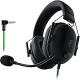 Razer BlackShark V2 X - Premium Esports Gaming Headset (Kabelgebundene Kopfhörer mit 50mm-Treiber, Rauschunterdrückung für PC, Mac, PS4, Xbox One & Switch) Schwarz