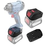 BOSC18B Akku Adapter für Bosch 18V PBA Akku auf für Bosch Professional 18V GBA Elektrowerkzeug, TEPULAS Batterieadapter für Bosch PBA Akku auf Blau Professional Werkzeug