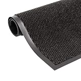 Xichuzi Schmutzfangmatten 2 STK Fussmatte, Fußmatte, Eingangsteppich, Schmutzmatte, Schutzmatten, Teppich Eingang, Rechteckig Getuftet 40x60 cm Schwarz