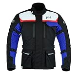 Jet Motorradjacke Herren Mit Protektoren Textil Wasserdicht Winddicht Aero Cool MERICANA (M (EU 48-50))
