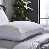 Fine Bedding This is Sleep - Rückenschläferkissen - Mittelstütze - Zur Wirbelsäulenausrichtung - Optimale Kopf- & Nackenunterstützung - Baumwollbezug - Hypoallergen