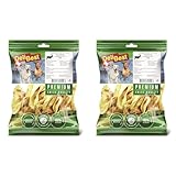 DeliBest Premium Hirschohren mit Malz I Kauartikel für Hunde zur Unterstützung der Zahngesundheit I Hunde Kauartikel zu 100% natürlich ohne chemische Zusätze I Hundesnacks 100 g (Packung mit 2)